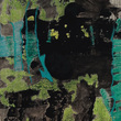 Wald xxv, 2014, Ölkreide, linolfarbe, graphit auf papier, 29,7×21 cm